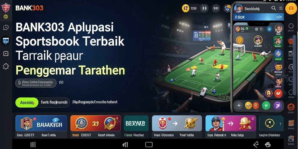 Screenshot BANK303 menampilkan antarmuka taruhan yang interaktif dan menarik.