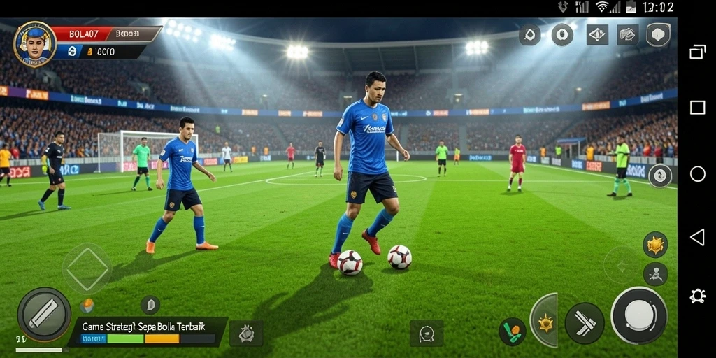 Tampilan gameplay menarik dalam BOLA07 yang penuh aksi.