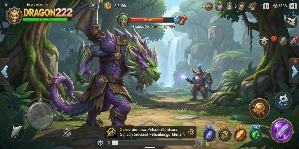 Tangkapan layar gameplay <strong>DRAGON222</strong> menampilkan aksi seru dalam dunia simulasi.