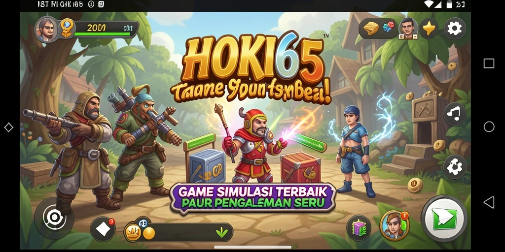 Tampilan gameplay HOKI65 yang menarik dan interaktif.