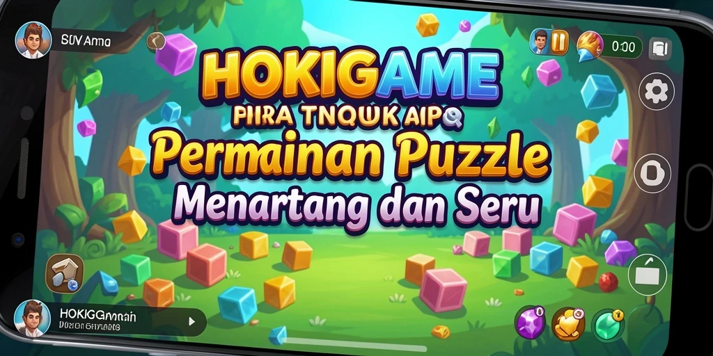 Tampilan gameplay seru dan penuh tantangan di HOKIGAME.