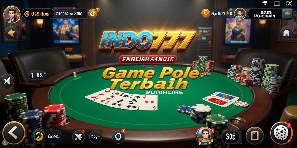 Gameplay seru dalam aplikasi Poker INDO777 dengan banyak pilihan meja.