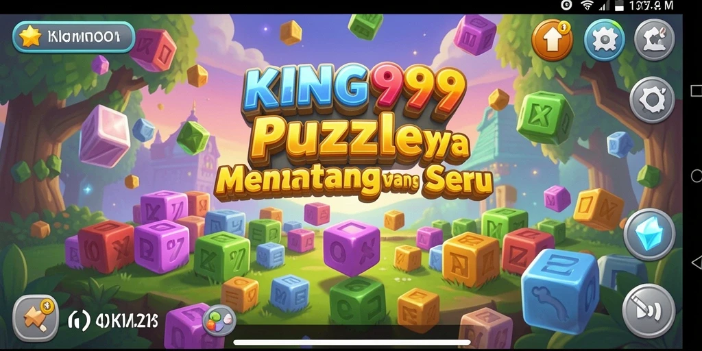 Tampilan gameplay KING999 yang penuh tantangan puzzle.