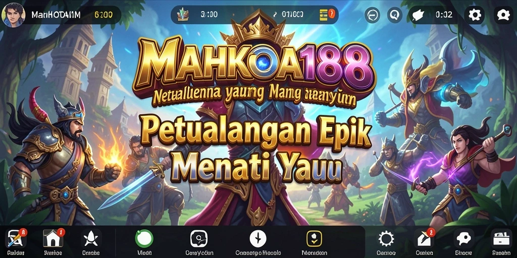 Tampilan gameplay MAHKOTA188 yang menakjubkan dalam petualangan penuh tantangan.