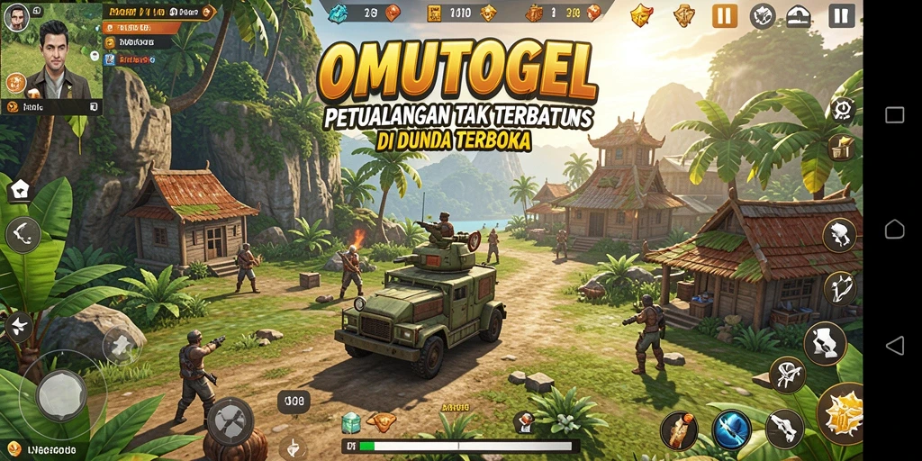Tangkapan layar OMUTOGEL menunjukkan petualangan seru di dunia terbuka.
