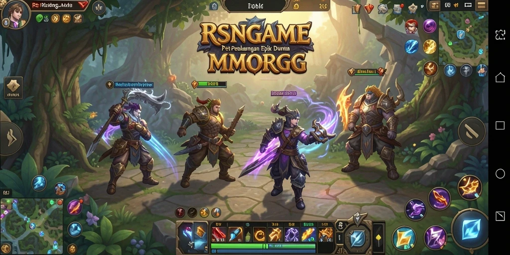 Gameplay RSNGAME yang mendebarkan dan menarik di dunia MMORPG.