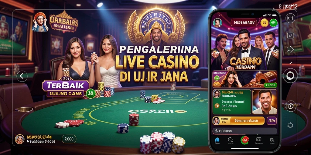 Tangkapan layar SP212 menunjukkan dealer kasino langsung yang menghibur.