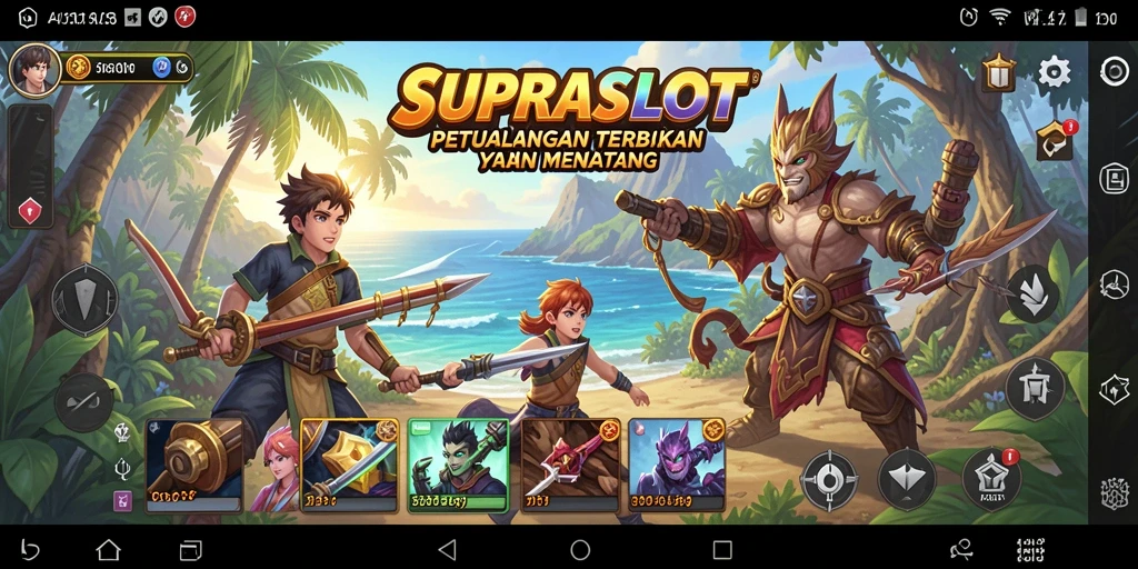 Tampilan menarik dari gameplay Open World di SUPRASLOT.