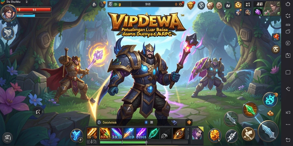 Tampilan seru gameplay ARPG yang menantang dan imersif di VIPDEWA.